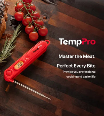 Thermomètre à viande numérique instantané TempPro TempSwift PLUS TP03B — Lecture en 1 seconde, rétroéclairé