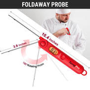 Thermomètre à viande numérique instantané TempPro TempSwift PLUS TP03B — Lecture en 1 seconde, rétroéclairé
