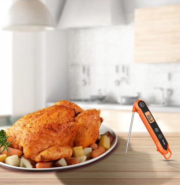 Thermomètre à viande numérique instantané TempPro TempSwift PLUS TP03H — Compact, rétroéclairé