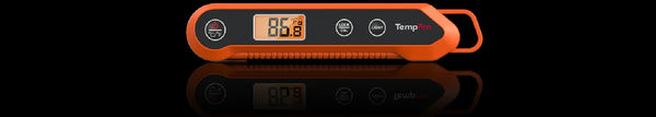 Thermomètre à viande numérique instantané TempPro TempSwift PLUS TP03H — Compact, rétroéclairé