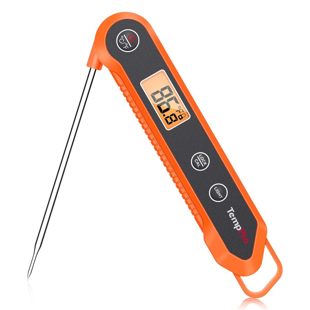 Thermomètre à viande numérique instantané TempPro TempSwift PLUS TP03H — Compact, rétroéclairé