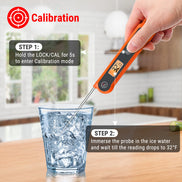 Thermomètre à viande numérique instantané TempPro TempSwift PLUS TP03H — Compact, rétroéclairé