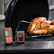 TempPro TempSync CORE TP08S Wireless Meat Thermometer — Dual Probe, Transmitter & Receiver (No App Needed)