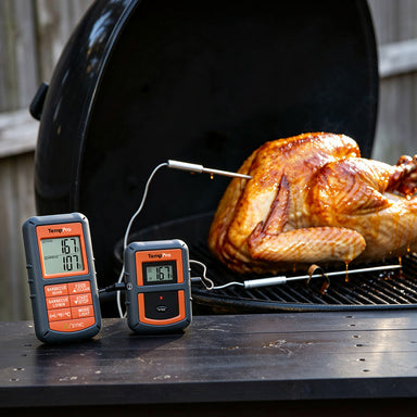 Termómetro de Carne Inalámbrico TempPro TempSync CORE TP08S — Doble Sonda, Transmisor y Receptor (No se Requiere Aplicación)