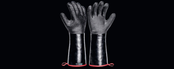 Guantes de barbacoa impermeables TempPro TP100 — Resistentes al calor de 932 °F, mangas de 14"