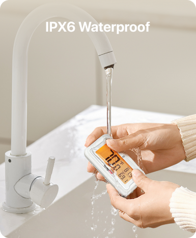 TempPro TempAir CORE TP110 Digital Refrigerator & Freezer Thermometer — IPX6 Waterproof, ±1.8℉