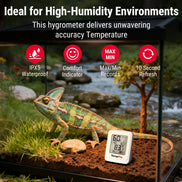Thermomètre et hygromètre de serre TempPro TempAir CORE TP150 — ±1°F/±2% HR, Max/Min sur 24h