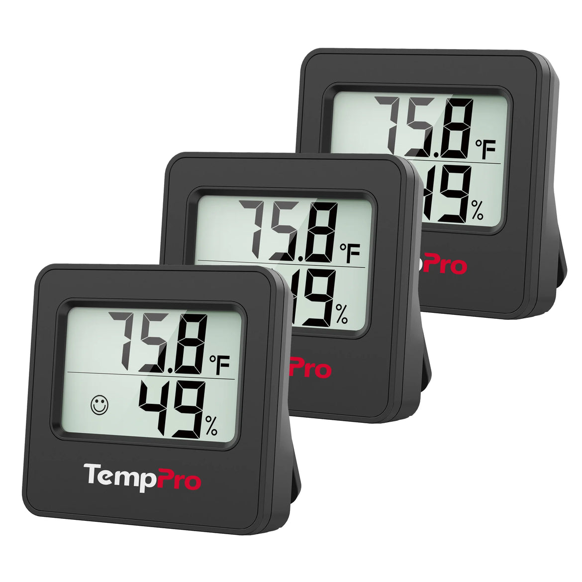 TempPro TempAir CORE TP157 Indoor Thermometer & Hygrometer — ±2.0°F/±2% RH, 10s Refresh