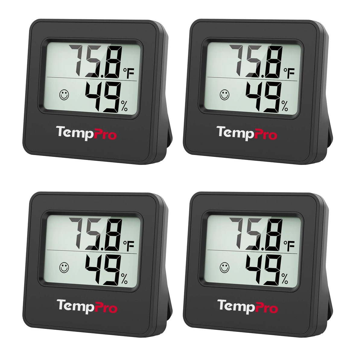 TempPro TempAir CORE TP157 Indoor Thermometer & Hygrometer — ±2.0°F/±2% RH, 10s Refresh