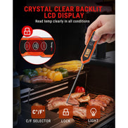 TempPro TempSwift CORE TP15H Instant-Read Meat Thermometer — Digital, Waterproof