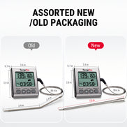 TempPro TempTrack CORE TP16S Leave-In Meat Thermometer — Oven-Safe Probe with Smart Alarm