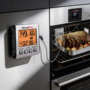 TempPro TempTrack CORE TP16S Leave-In Meat Thermometer — Oven-Safe Probe with Smart Alarm