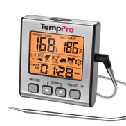TempPro TempTrack CORE TP16S Leave-In Meat Thermometer — Oven-Safe Probe with Smart Alarm