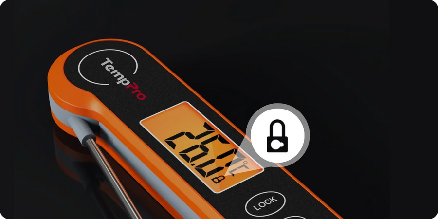 Termómetro de carne de lectura instantánea TempPro TempSwift PLUS TP19H — Digital, ultrarrápido, resistente al agua