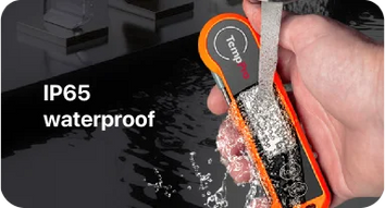 Termómetro de carne de lectura instantánea TempPro TempSwift PLUS TP19H — Digital, ultrarrápido, resistente al agua