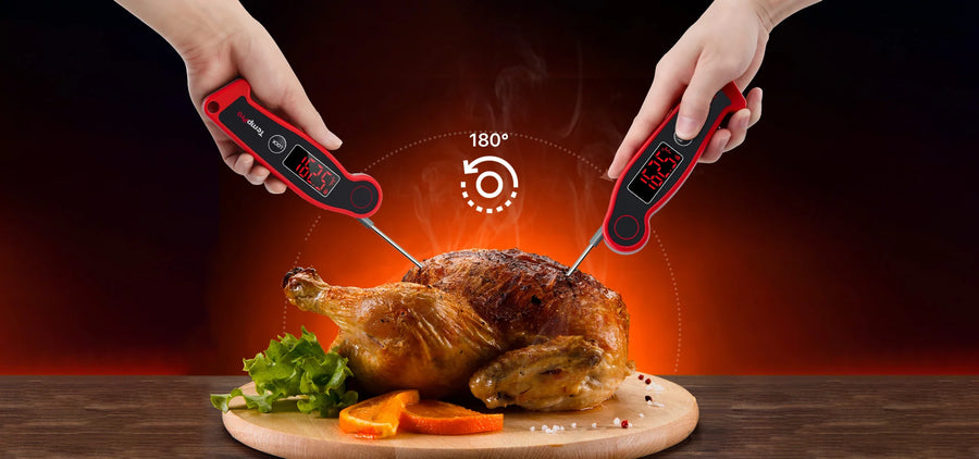 Thermomètre de cuisson numérique instantané TempPro TempSwift ELITE TP19 – Rapide et précis, rétroéclairé