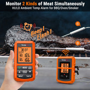 Thermomètre à viande sans fil TempPro TP20B + thermomètre à lecture instantanée TP03H — Lot économique