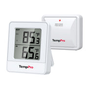 TempPro TempAir PLUS TP200B Wireless Indoor Outdoor Thermometer - Up to 4 Locations, 500ft