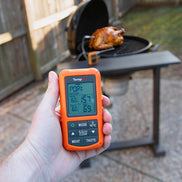 Termómetro de carne inalámbrico TempPro TempSync CORE TP20B — Sonda doble, transmisor y receptor (no requiere aplicación)