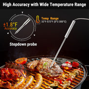 Thermomètre à viande sans fil TempPro TP20B + thermomètre à lecture instantanée TP03H — Lot économique