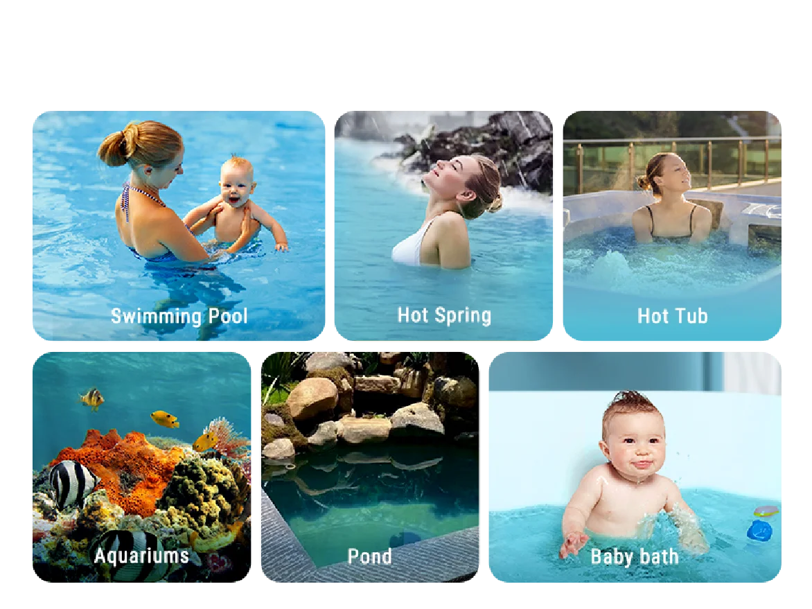 Termómetro digital inalámbrico para piscina ThermoPro TP211B de 500 pies