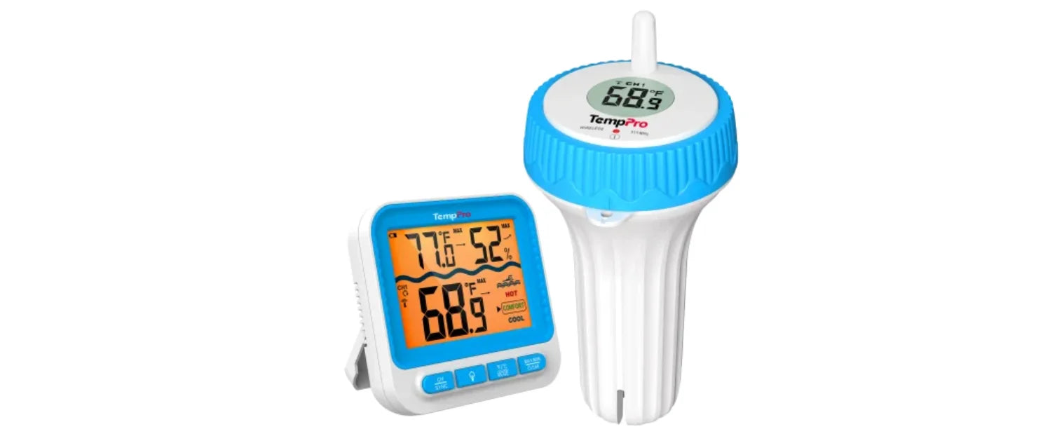 Termómetro digital inalámbrico para piscina ThermoPro TP211B de 500 pies