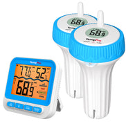TempPro TempAir PLUS TP211B Wireless Pool Thermometer — 500ft Range, IPX8 Waterproof