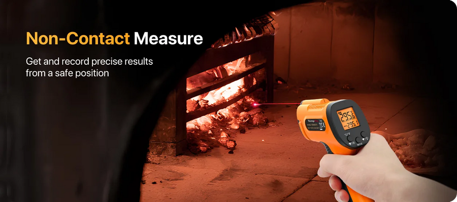 TempPro TempScan CORE TP30 Infrared Thermometer Gun — Non-Contact Surface Temp, 12:1 D:S
