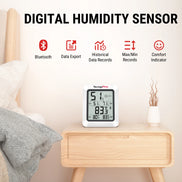 Thermo-hygromètre Bluetooth TempPro TP350 – Portée de 80 m, stockage de données pendant 2 ans