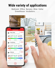 Thermomètre et hygromètre d'intérieur Bluetooth TempPro TP357 — Portée de 80 m, alertes instantanées