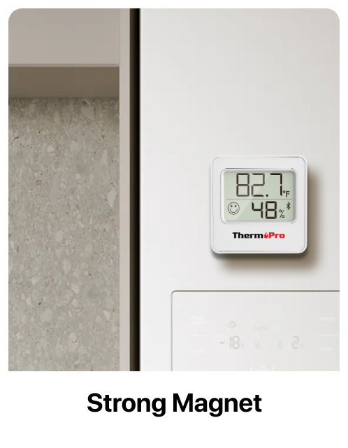 ThermoPro TP357 Lot de 2 thermomètres hygromètres Bluetooth d'intérieur