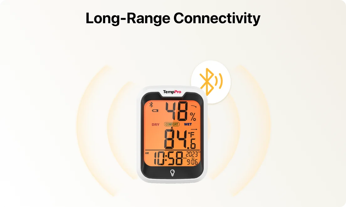 Thermomètre et hygromètre d'intérieur Bluetooth ThermoPro TP358