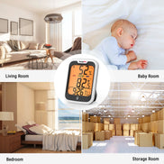 TempPro TempAir ELITE TP358 Bluetooth Indoor Hygrometer & Thermometer — 260ft Range, Smart App