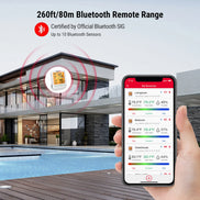 Thermomètre et hygromètre d'intérieur Bluetooth TempPro TP359 — Portée de 80 m, application intelligente