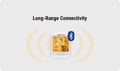 TP359 2-Packs Bluetooth Indoor Hygrometer Thermometer