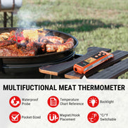 TempPro TempScan PLUS TP420 2-in-1 Infrared & Instant-Read Thermometer — Surface + Internal Temps