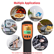 TempPro TempScan PLUS TP450 Dual-Laser Infrared Thermometer — 0.5s Response, 16:1 D:S