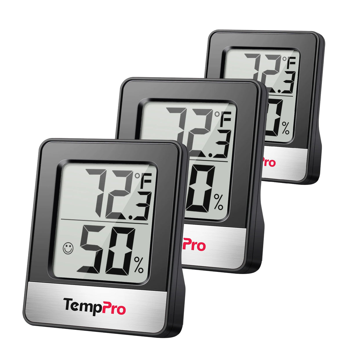 TempPro TempAir CORE TP49 Indoor Thermometer & Hygrometer — ±1°F/±2% RH, Comfort Indicator