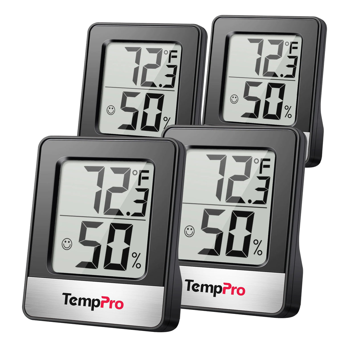 TempPro TempAir CORE TP49 Indoor Thermometer & Hygrometer — ±1°F/±2% RH, Comfort Indicator
