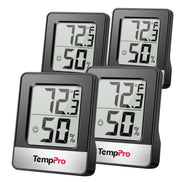 TempPro TempAir CORE TP49 Indoor Thermometer & Hygrometer — ±1°F/±2% RH, Comfort Indicator