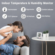 TempPro TempAir CORE TP49 Indoor Thermometer & Hygrometer — ±1°F/±2% RH, Comfort Indicator