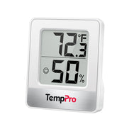 TempPro TempAir CORE TP49 Indoor Thermometer & Hygrometer — ±1°F/±2% RH, Comfort Indicator