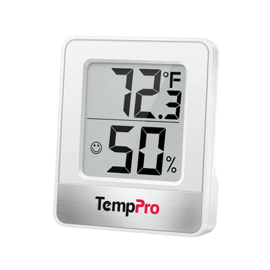Termómetro e higrómetro para interiores TempPro TempAir CORE TP49 — ±1°F/±2% HR, indicador de confort