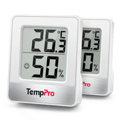 TempPro TempAir CORE TP49 Indoor Thermometer & Hygrometer — ±1°F/±2% RH, Comfort Indicator