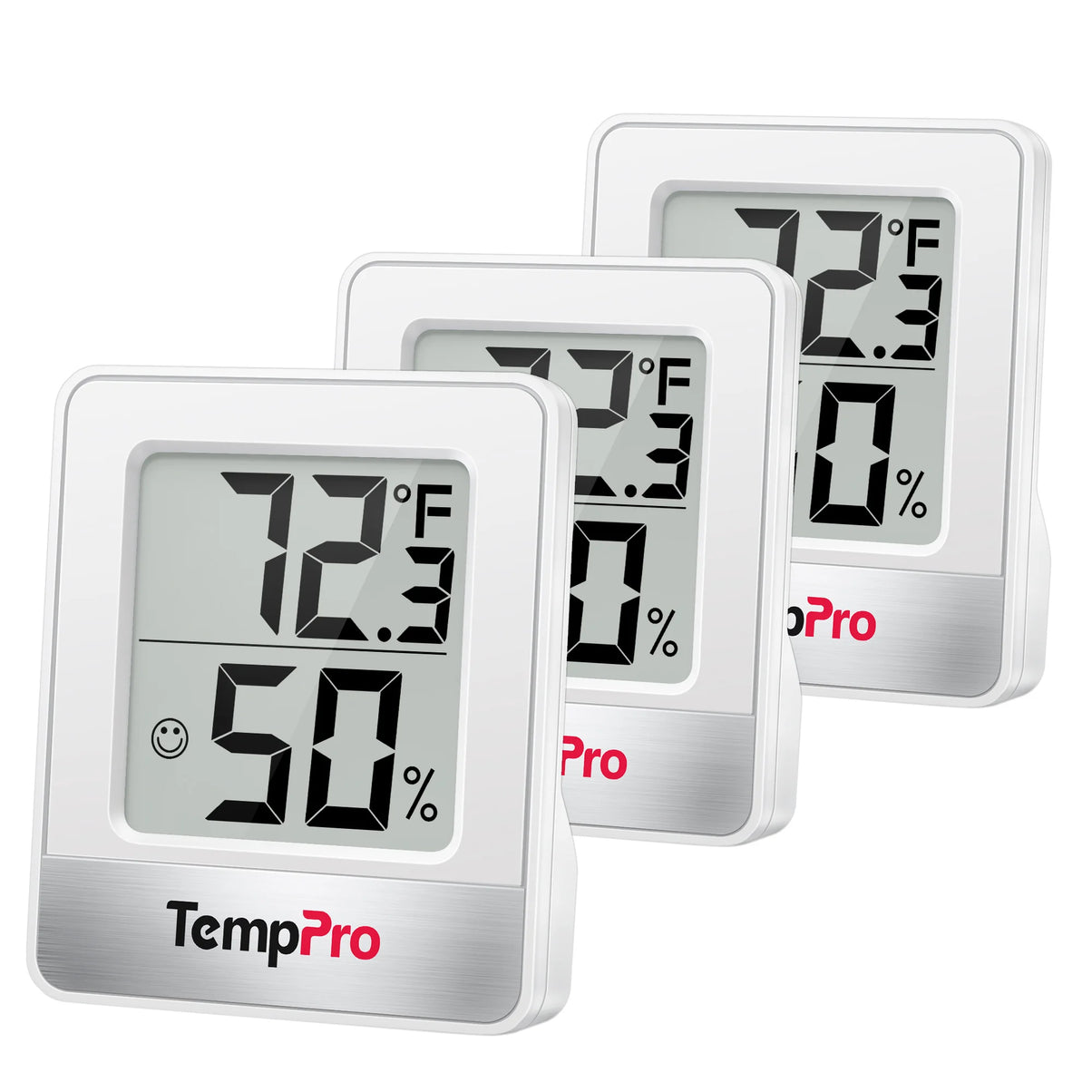 TempPro TempAir CORE TP49 Indoor Thermometer & Hygrometer — ±1°F/±2% RH, Comfort Indicator