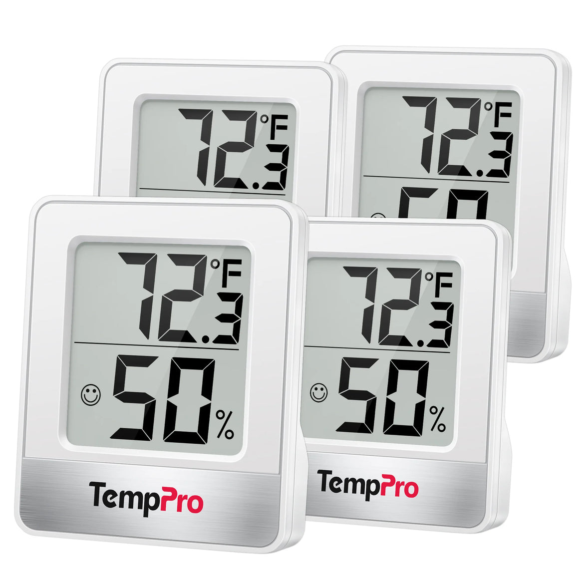 Thermomètre et hygromètre d'intérieur TempPro TempAir CORE TP49 — ±1°F/±2% HR, indicateur de confort