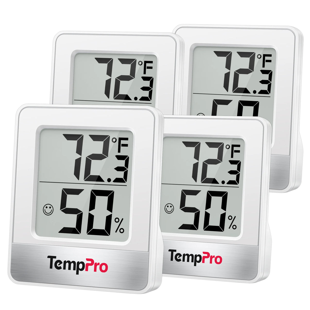 TempPro TempAir CORE TP49 Indoor Thermometer & Hygrometer — ±1°F/±2% RH, Comfort Indicator