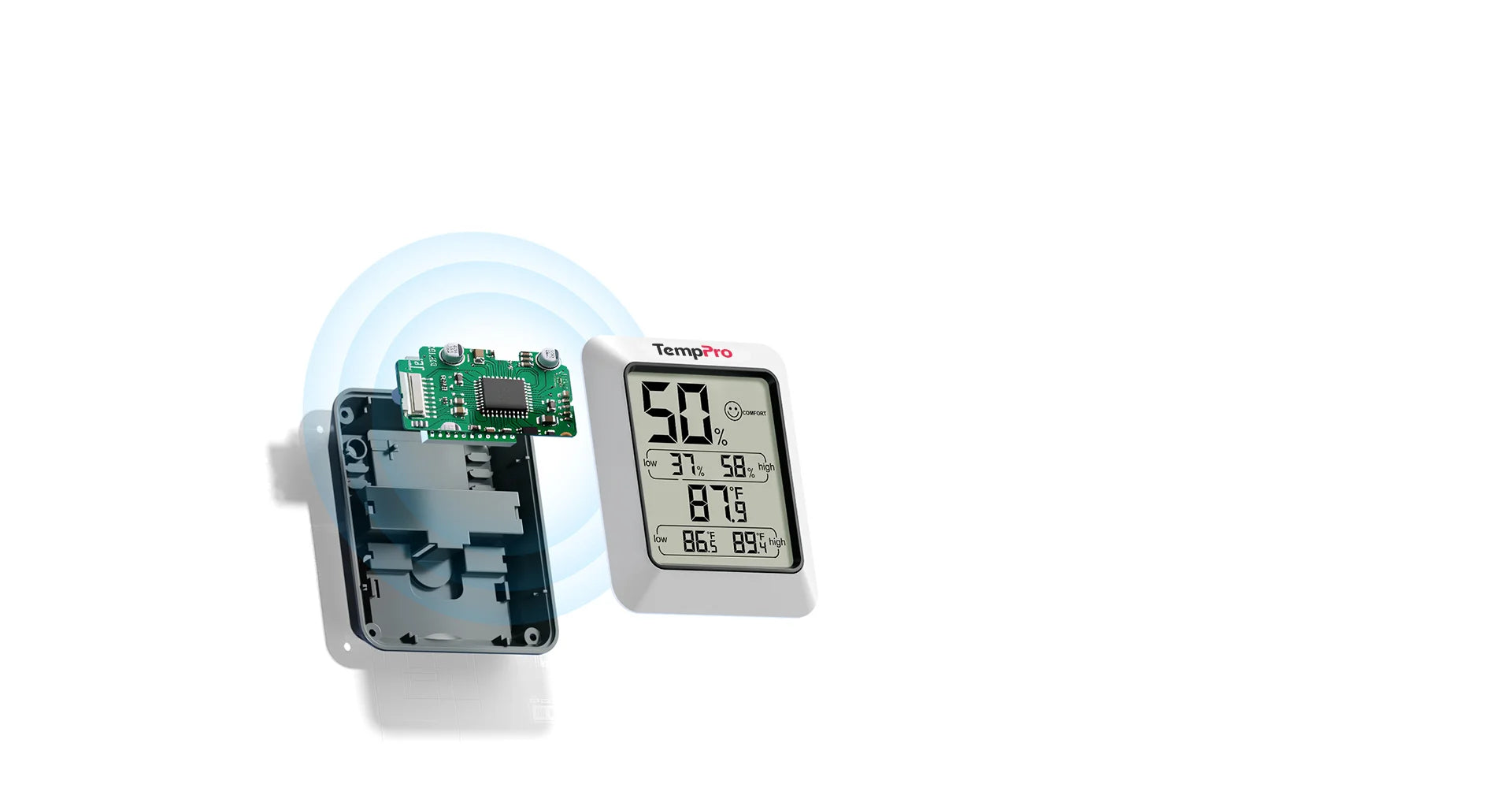Higrómetro/termómetro digital para interiores ThermoPro TP50