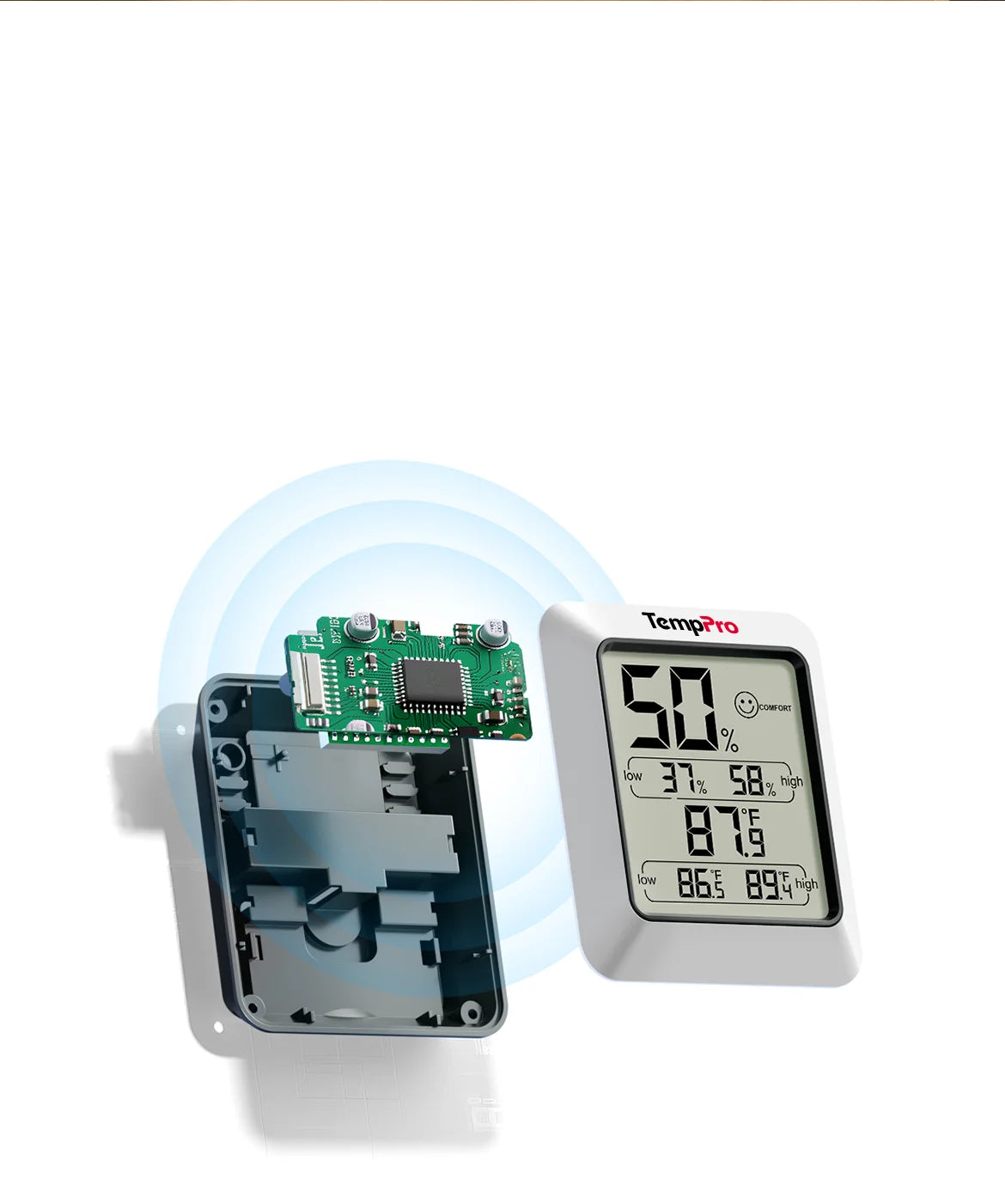 Higrómetro/termómetro digital para interiores ThermoPro TP50