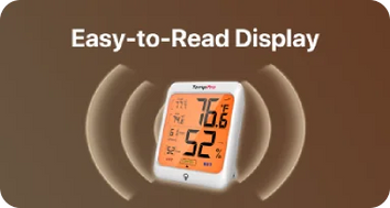 TempPro TempAir CORE TP53 Indoor Thermometer & Hygrometer — ±1°F/±2% RH, Comfort Indicator